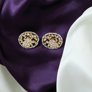 Earrings for Turtleneck Gown