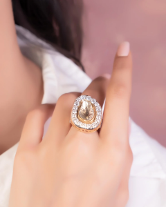 simple diamond ring