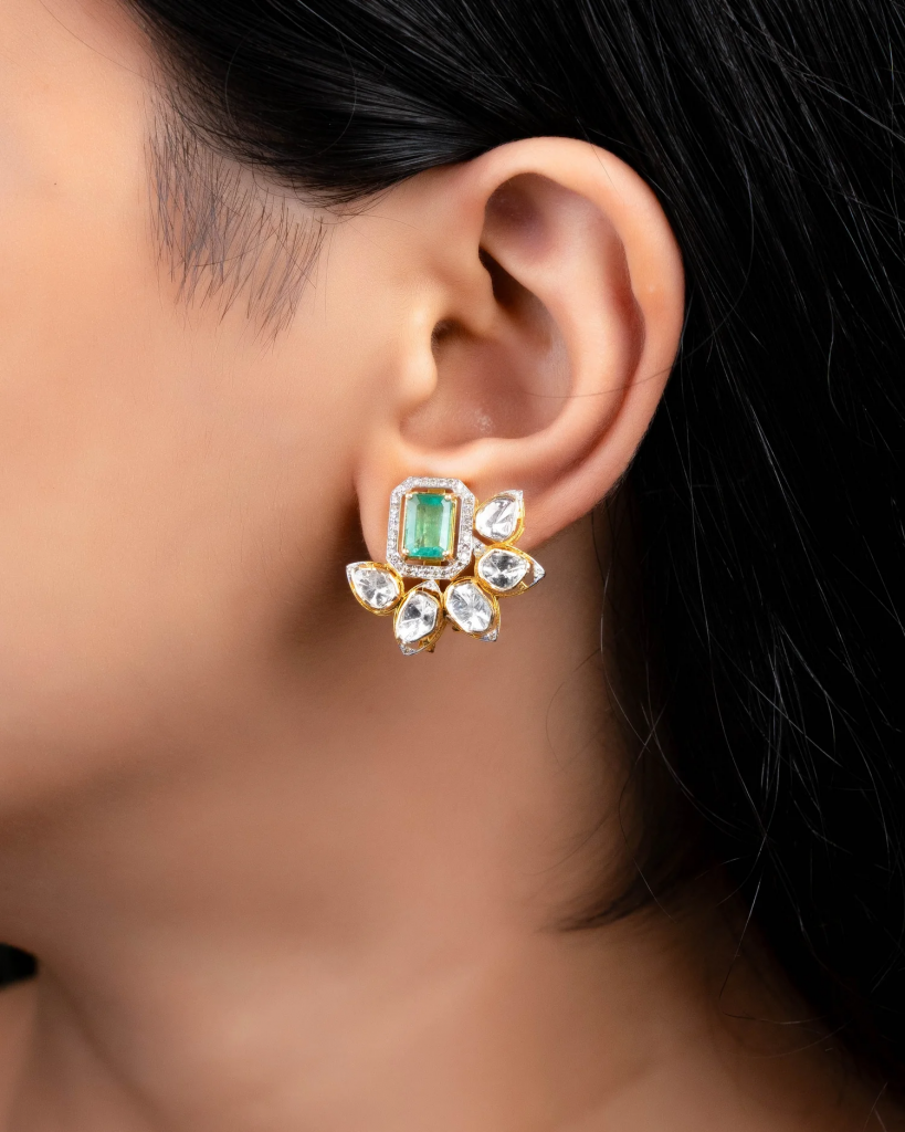 stud earring size guide