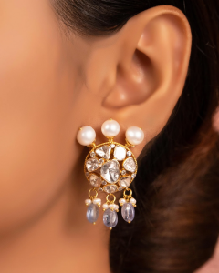 Earrings for Minimalist Column Dresses