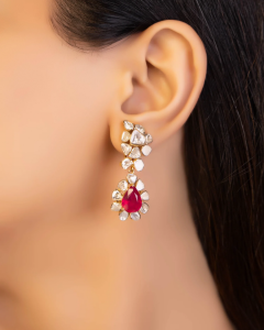 Teardrop Earrings for smaller face