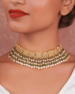 heavy choker for lehenga