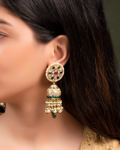 jhumka for anarkali dress