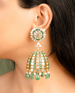 Jhumkas for Maxi Dresses
