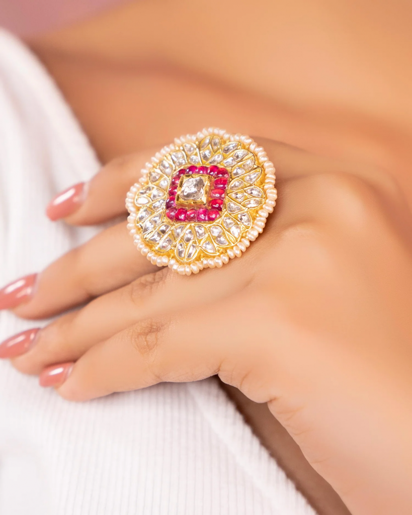 Morganite Stone Ring for Engagement