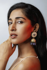 chandbali jhumka earrings