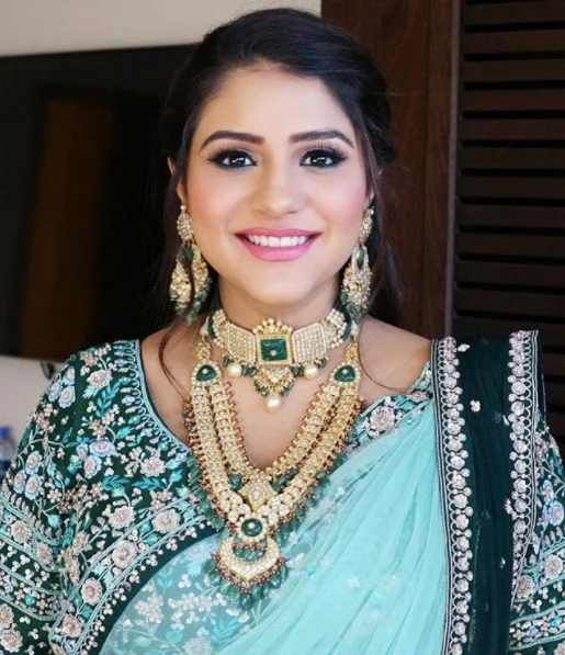 choker long necklace for kerala saree