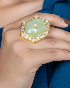 cocktail ring for white dress