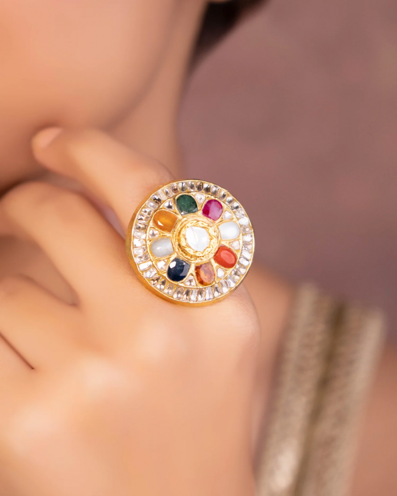 gemstone ring for engagement