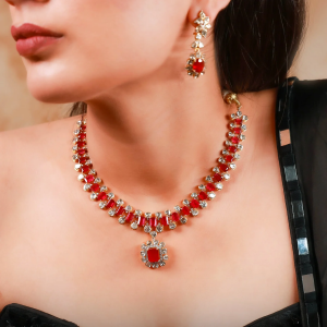 necklace for asymmetrical neck dress