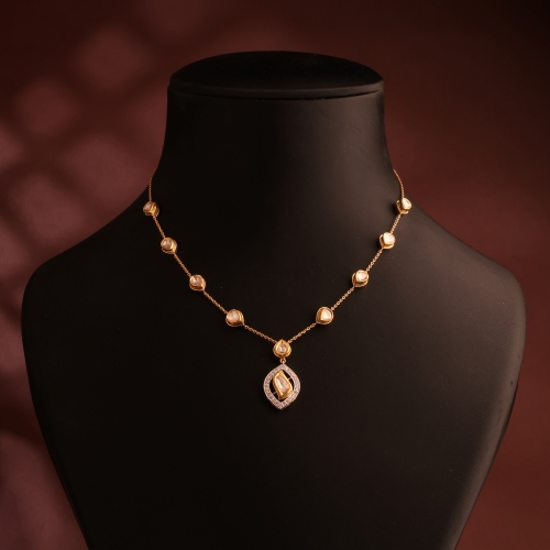 necklace for square neck dress