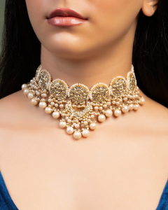 traditional choker for white dress