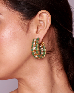 hoop earrings for round face