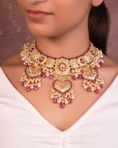 polki ruby necklace