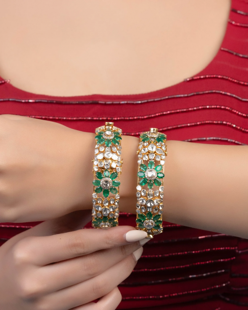 trending emerald bangle