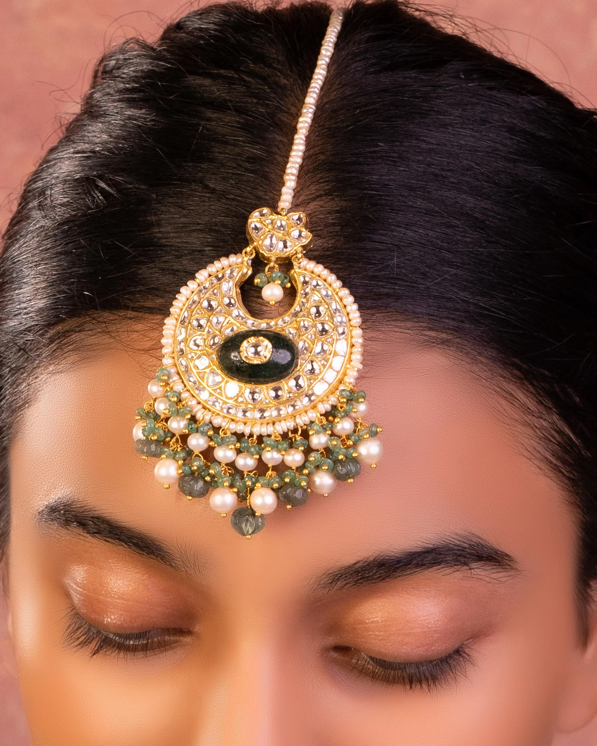 Maang Tikka for Square Face