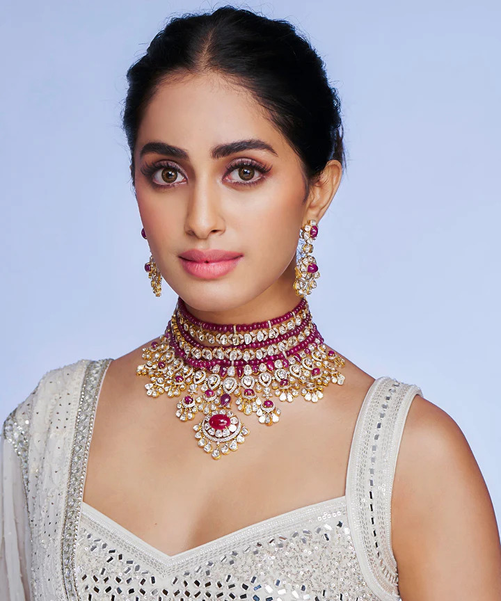 statement jewellery set for wedding