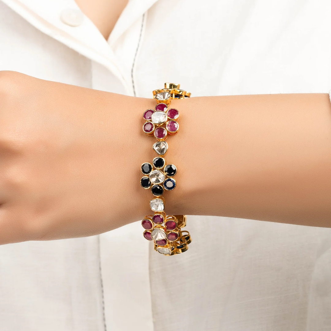 Gemstone bracelet for Sister on rakhi