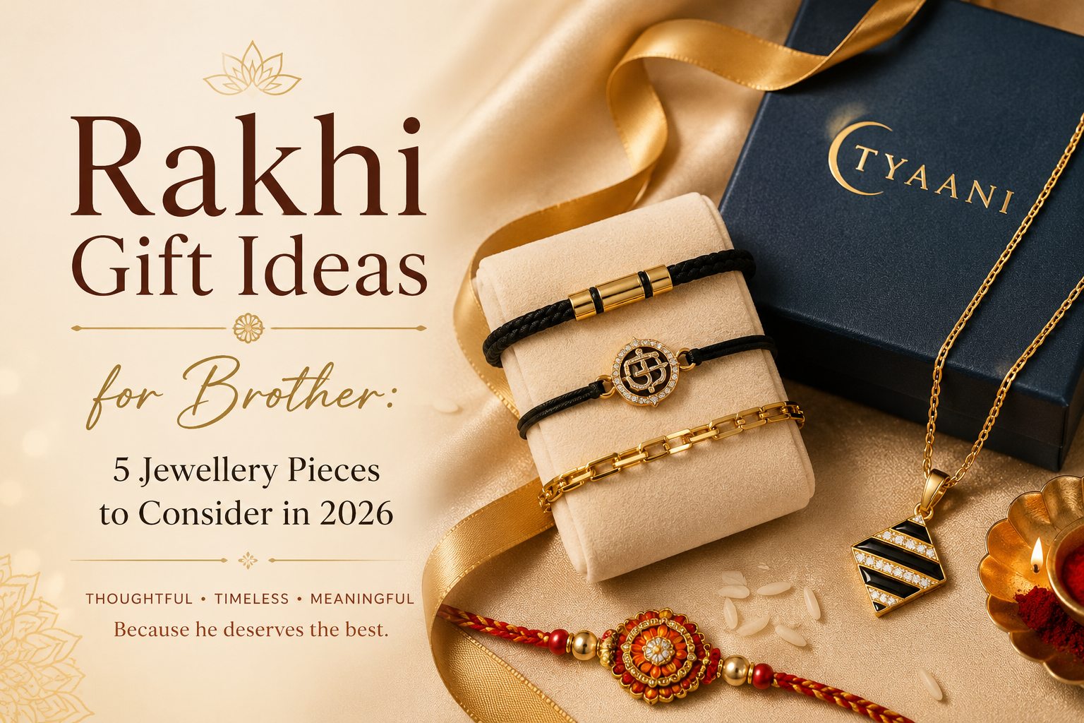 Rakhi Gift Ideas for Brother Jewellery