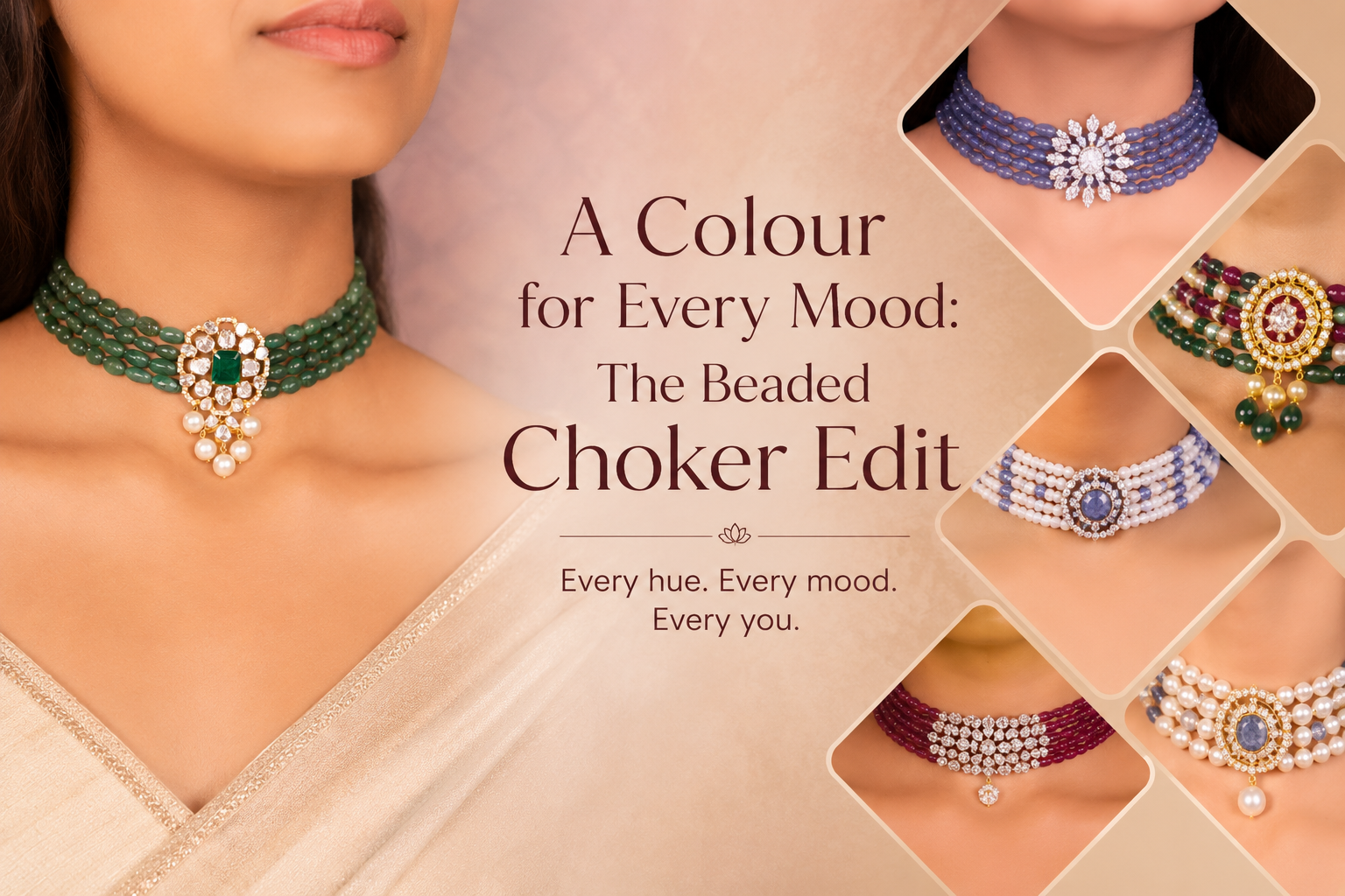beaded choker