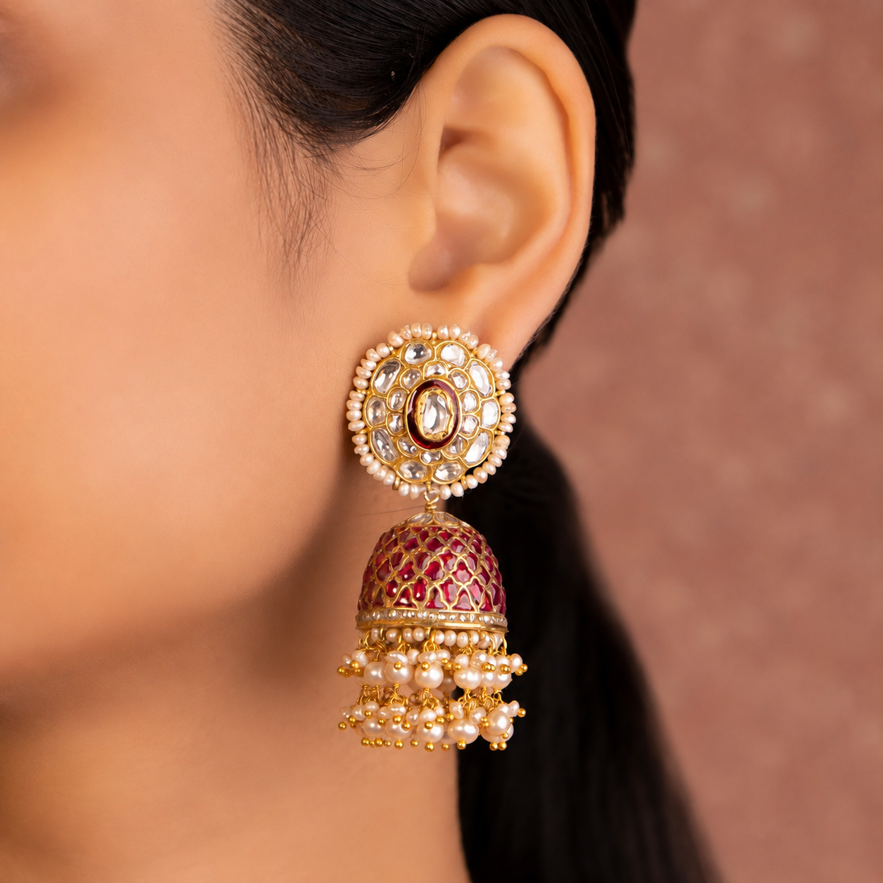 chandbali jhumka