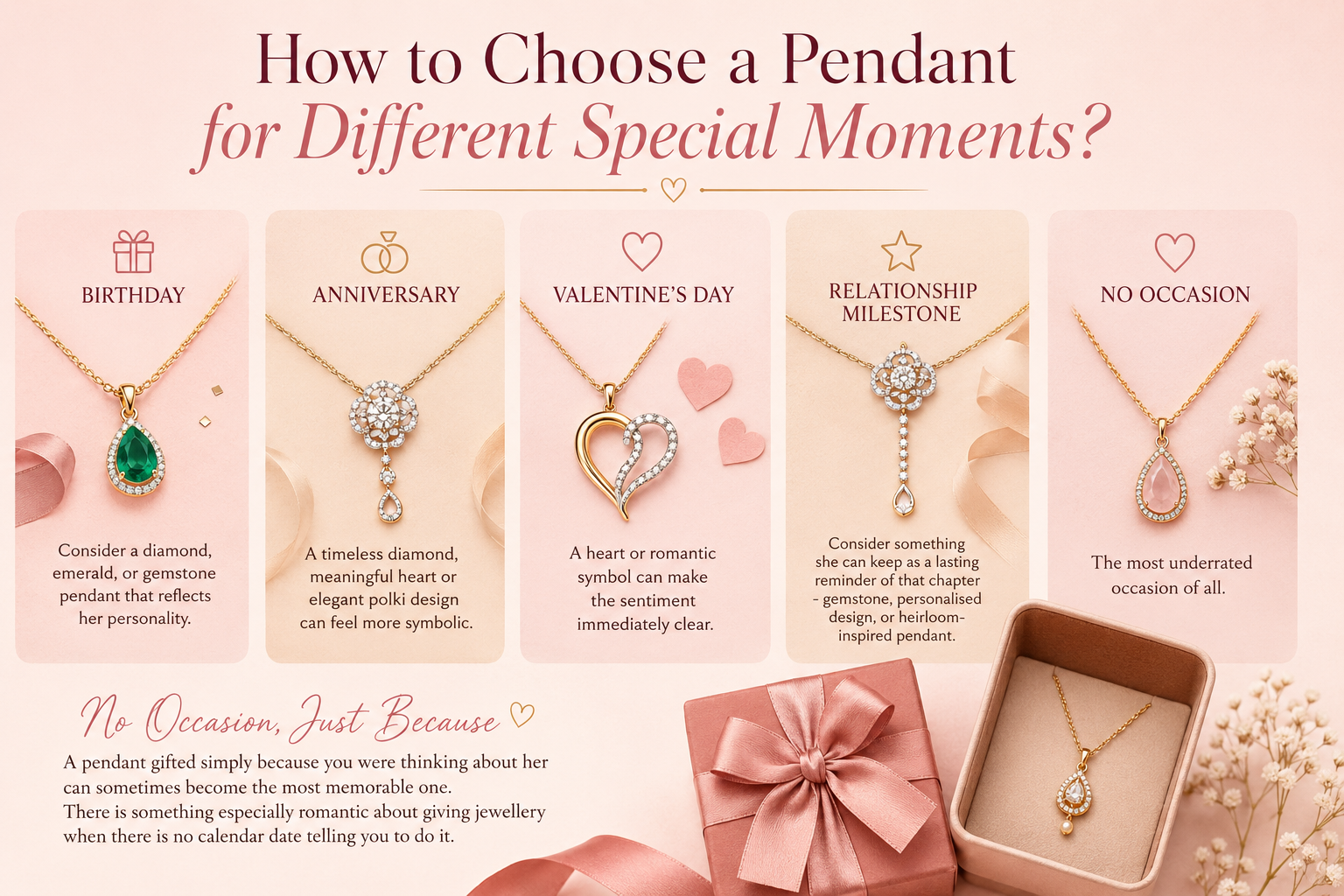 choosing pendant for girlfriend