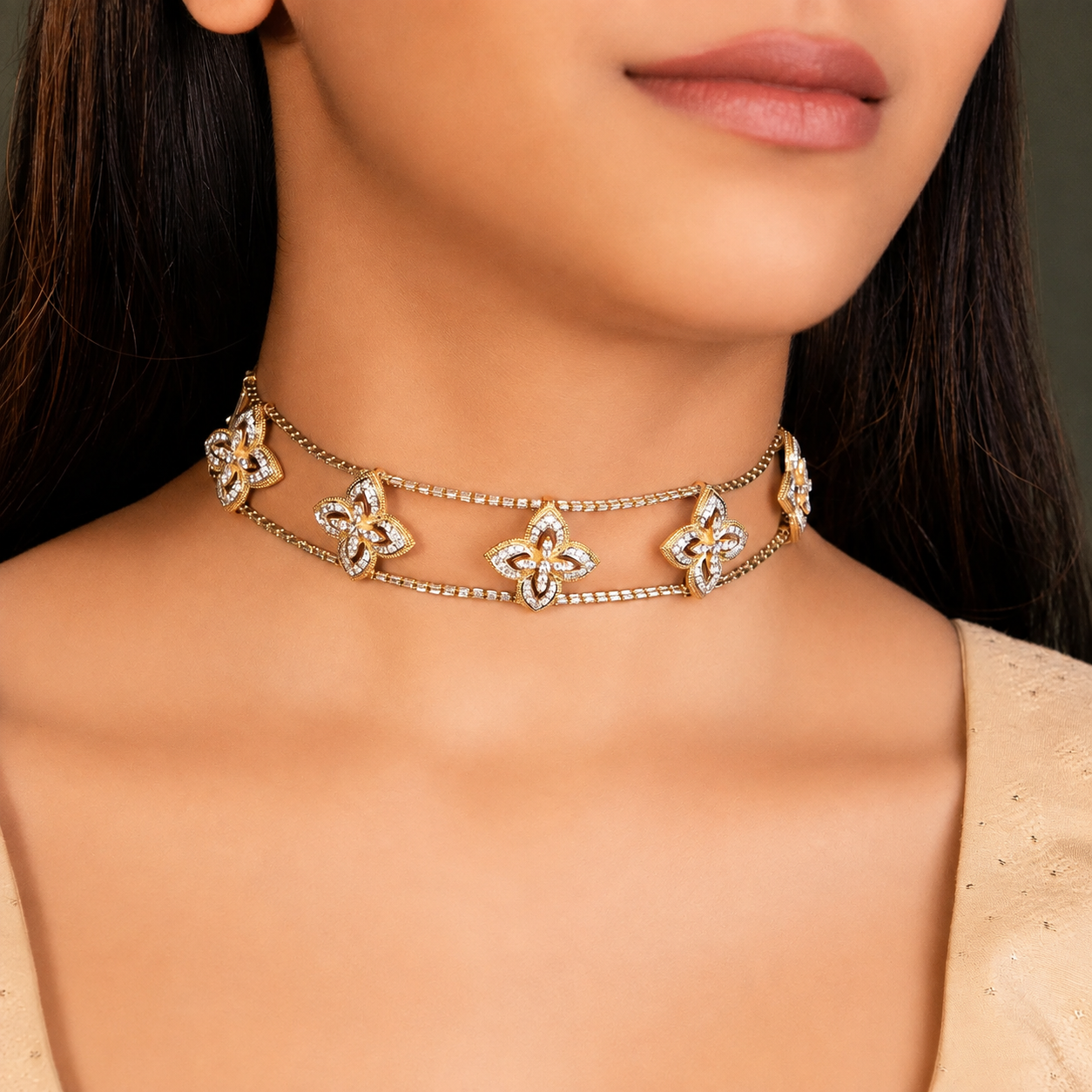 diamond choker