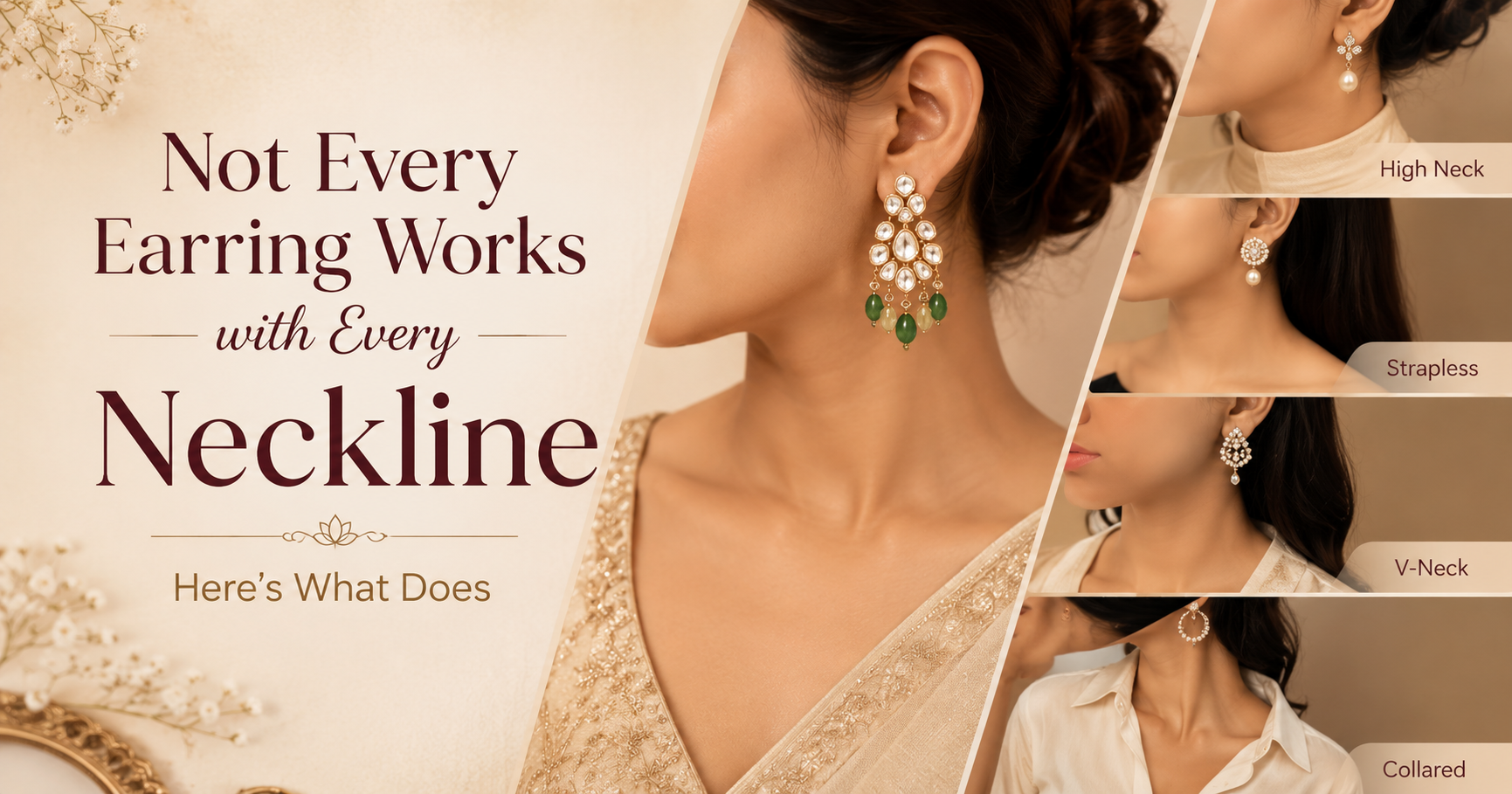 earrings for neckline