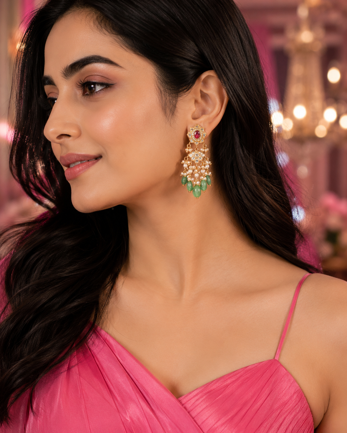 earrings for pink outfit