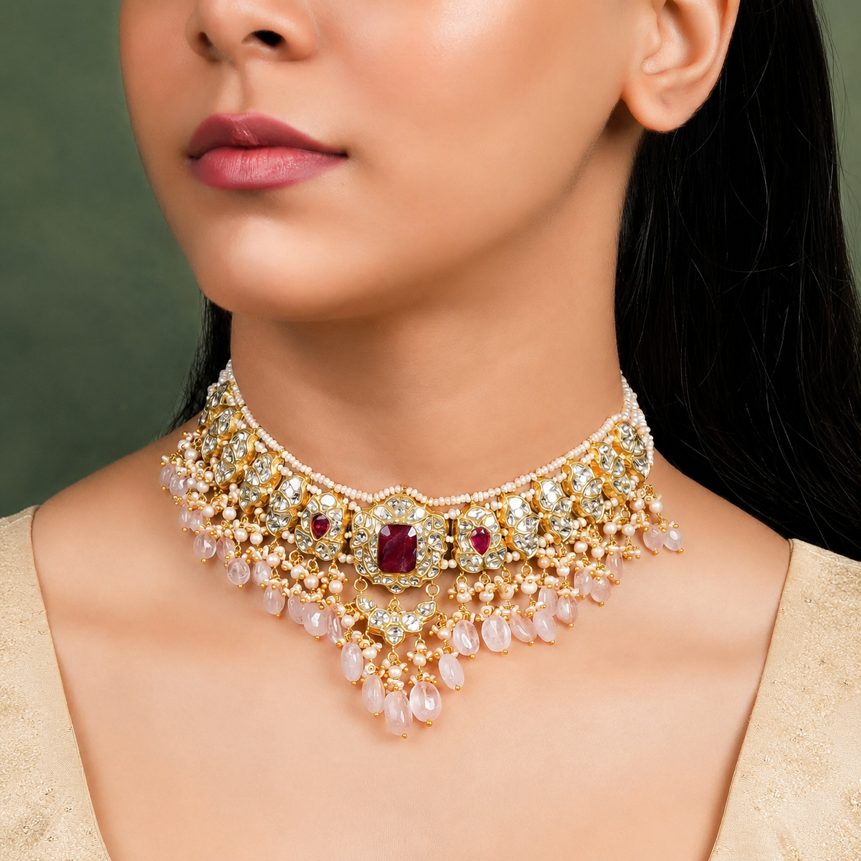 polki choker