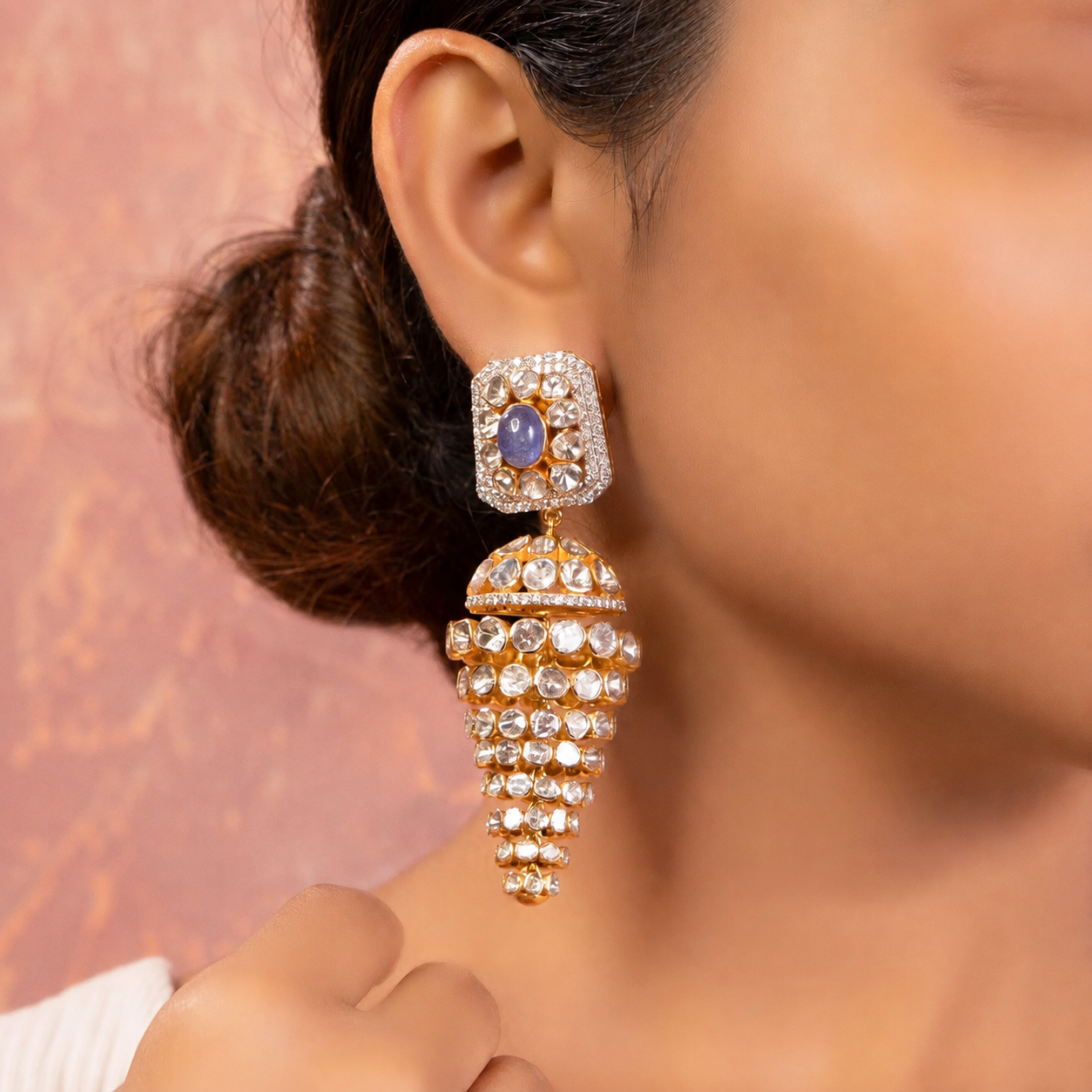 polki-jhumka-earrings