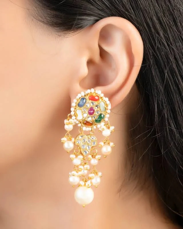 Contemporary statement earrings