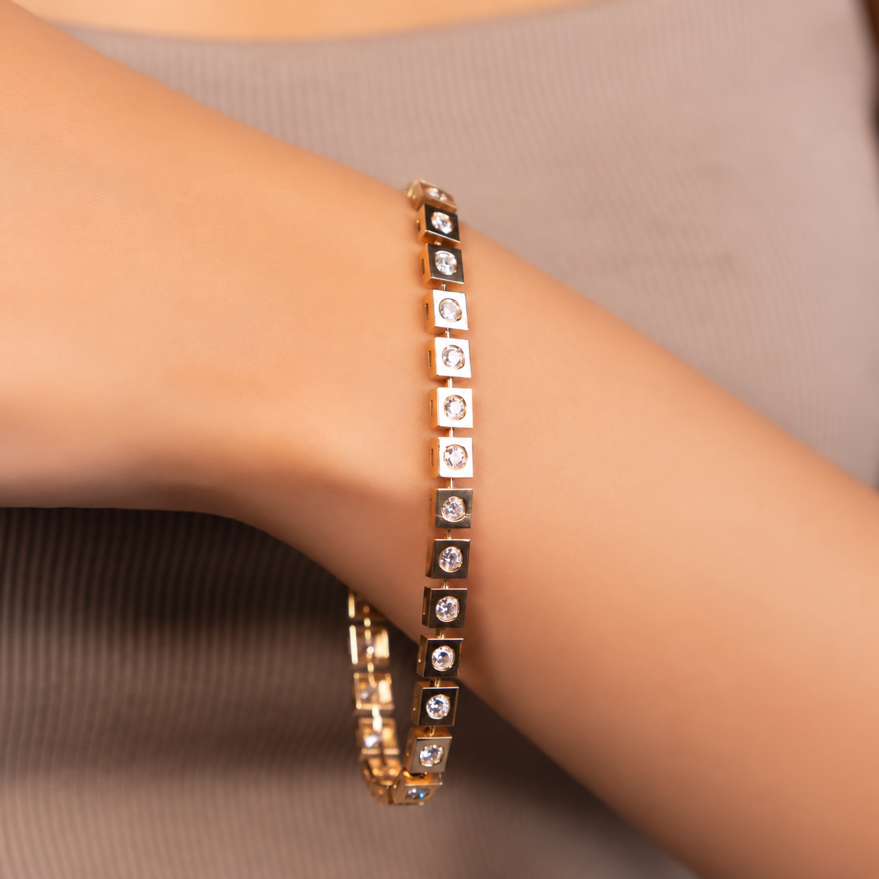 gold Diamond Bracelet