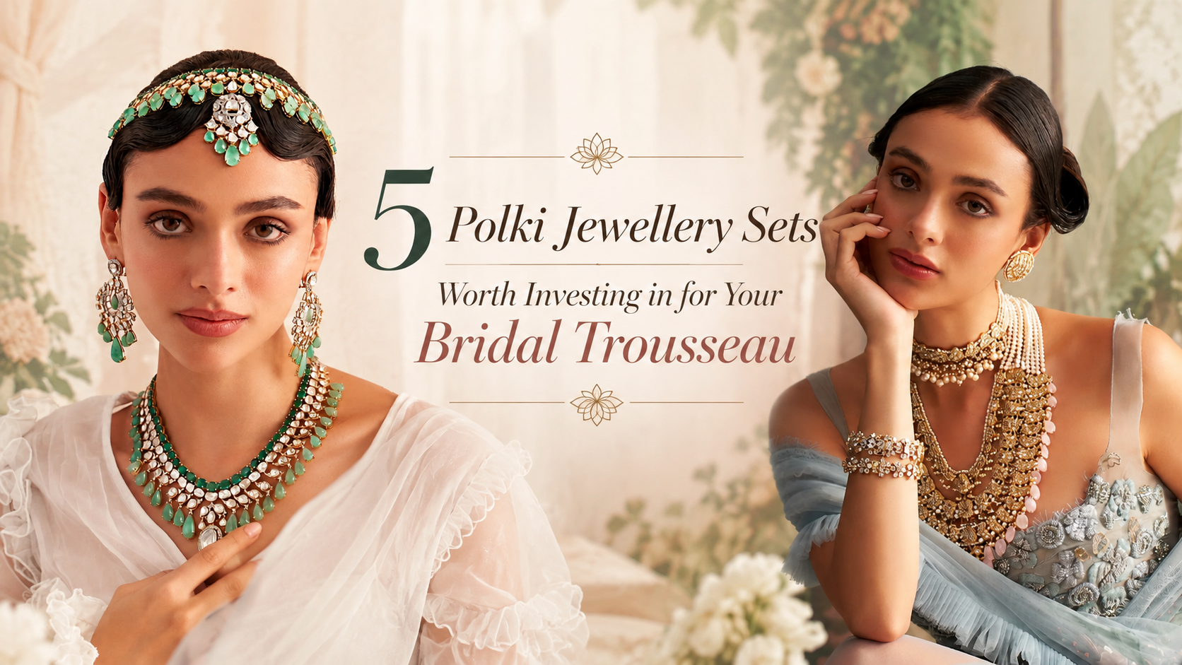 Polki Jewellery Sets for Wedding