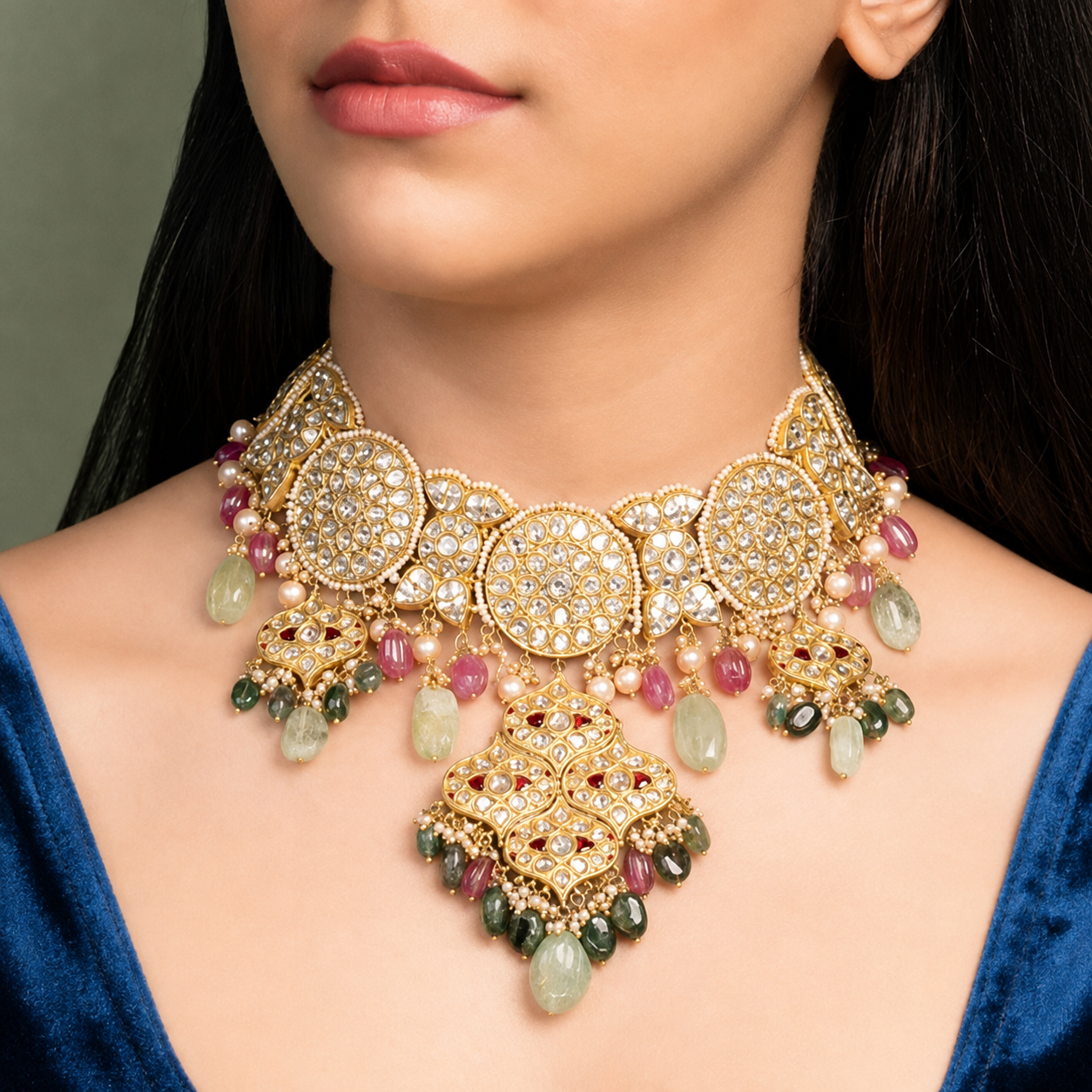 choker for bridal look