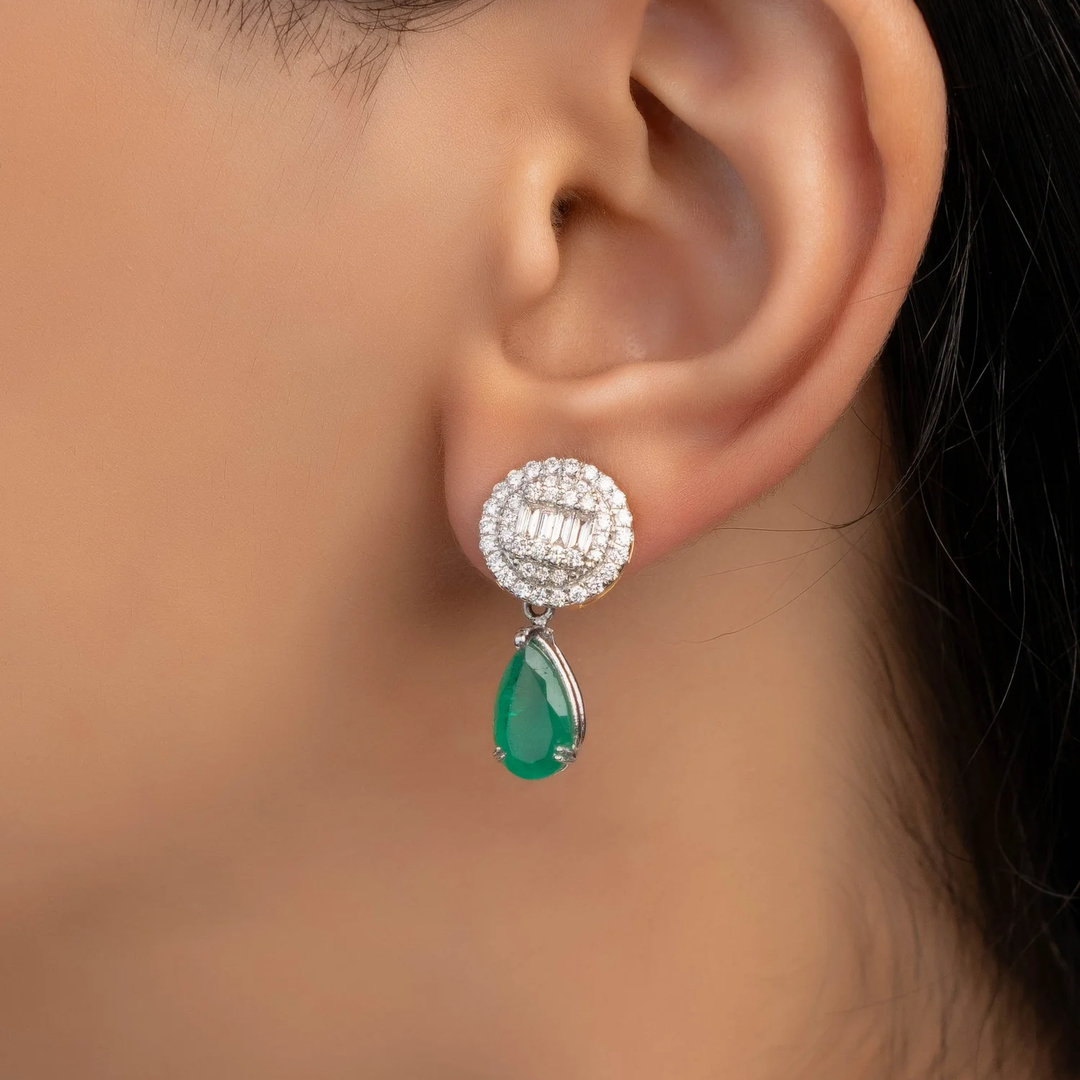 diamond drop earrings for daily wear