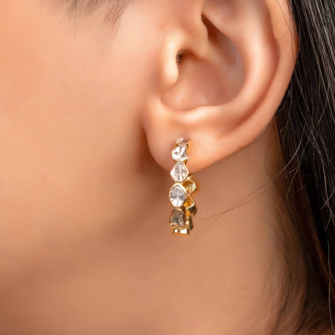 diamond hoop for daily wear