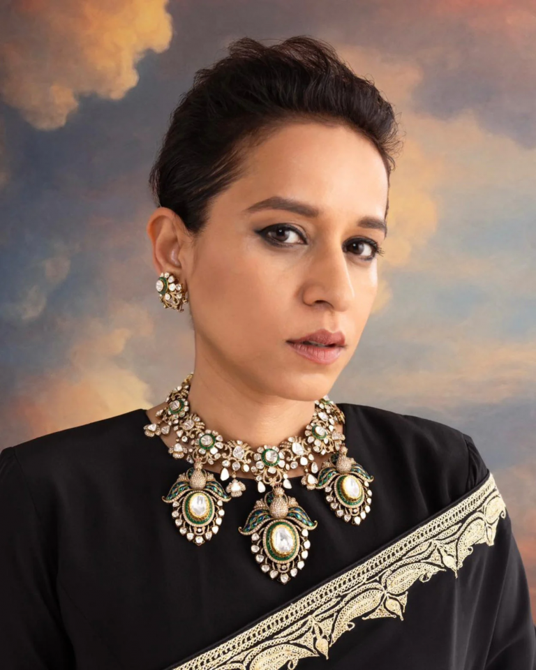jewellery for silk saree