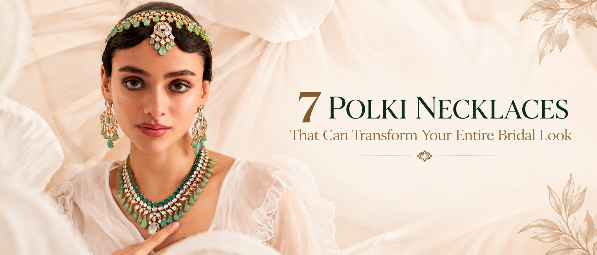 poki necklace for bridal