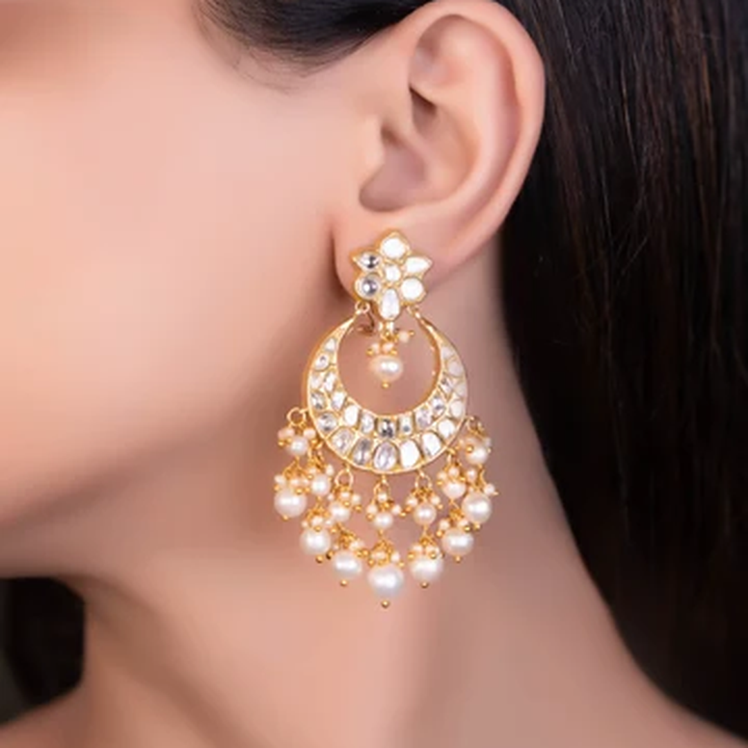 polki earrings for every look