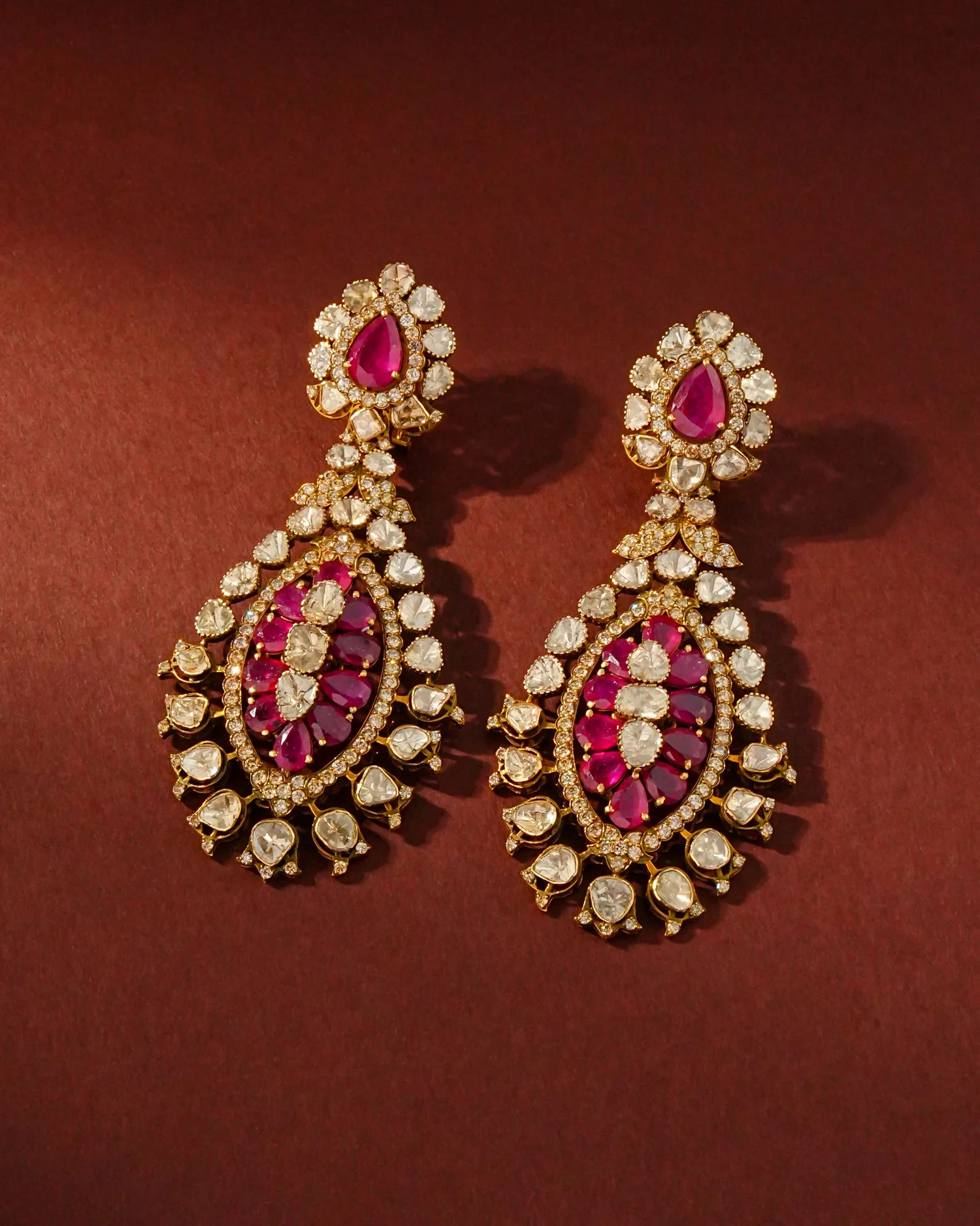 real ruby earrings
