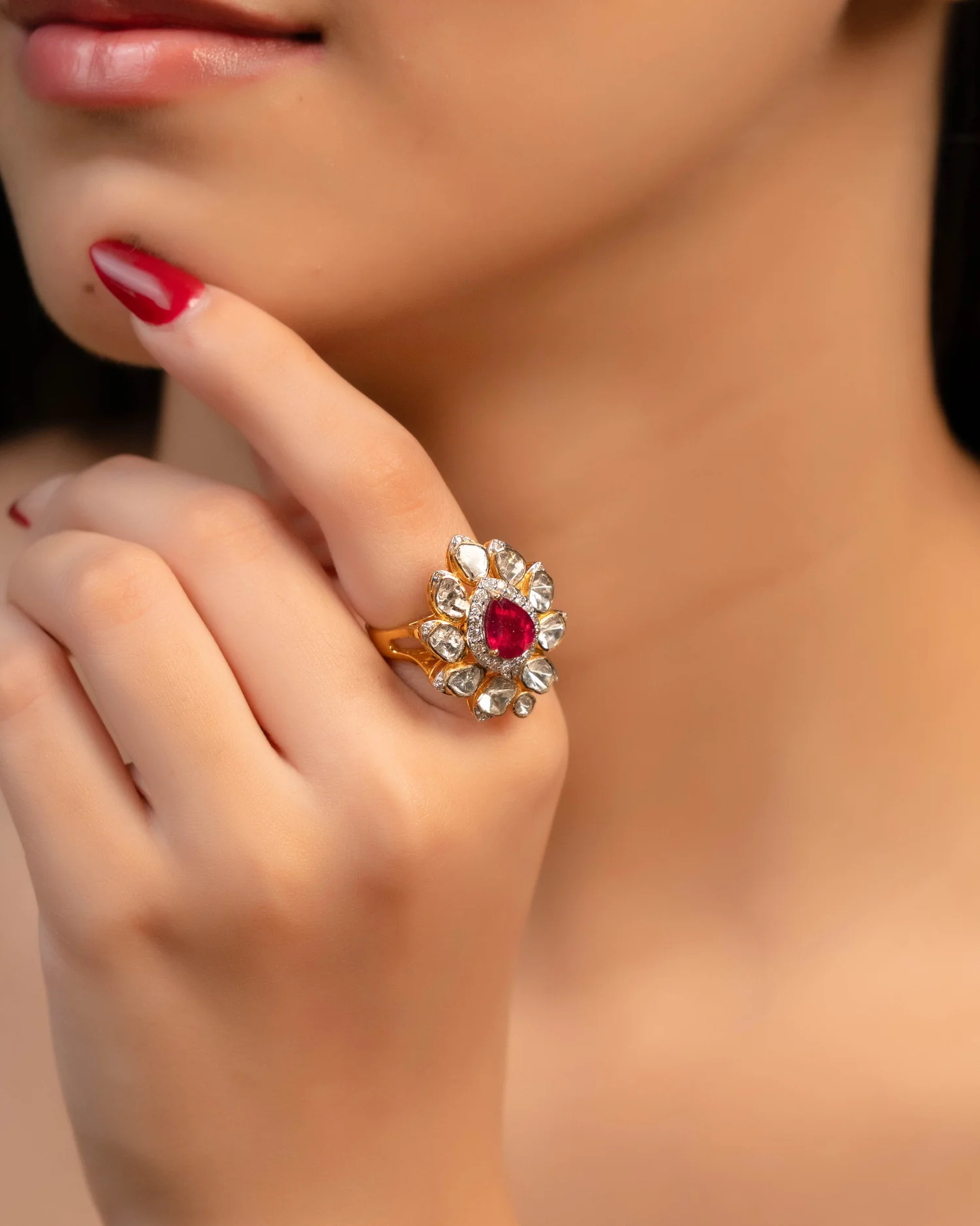 ruby diamond ring