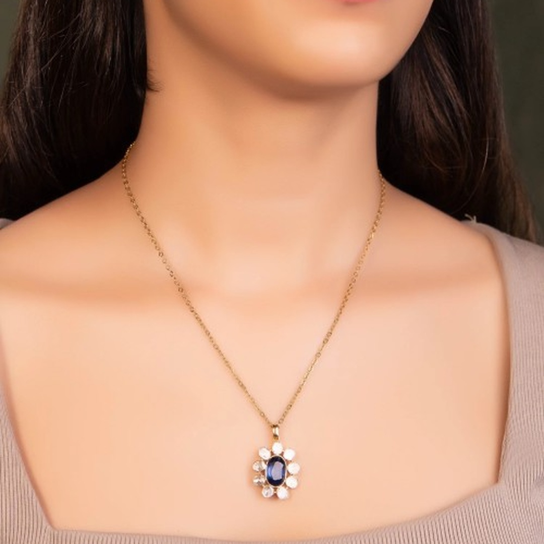 sapphire pendant