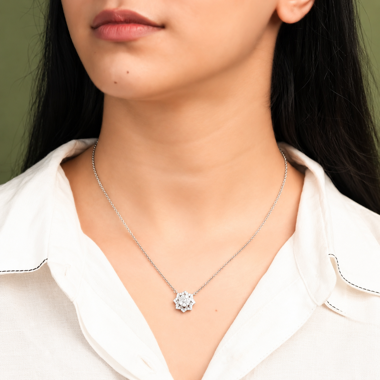 solitaire pendant