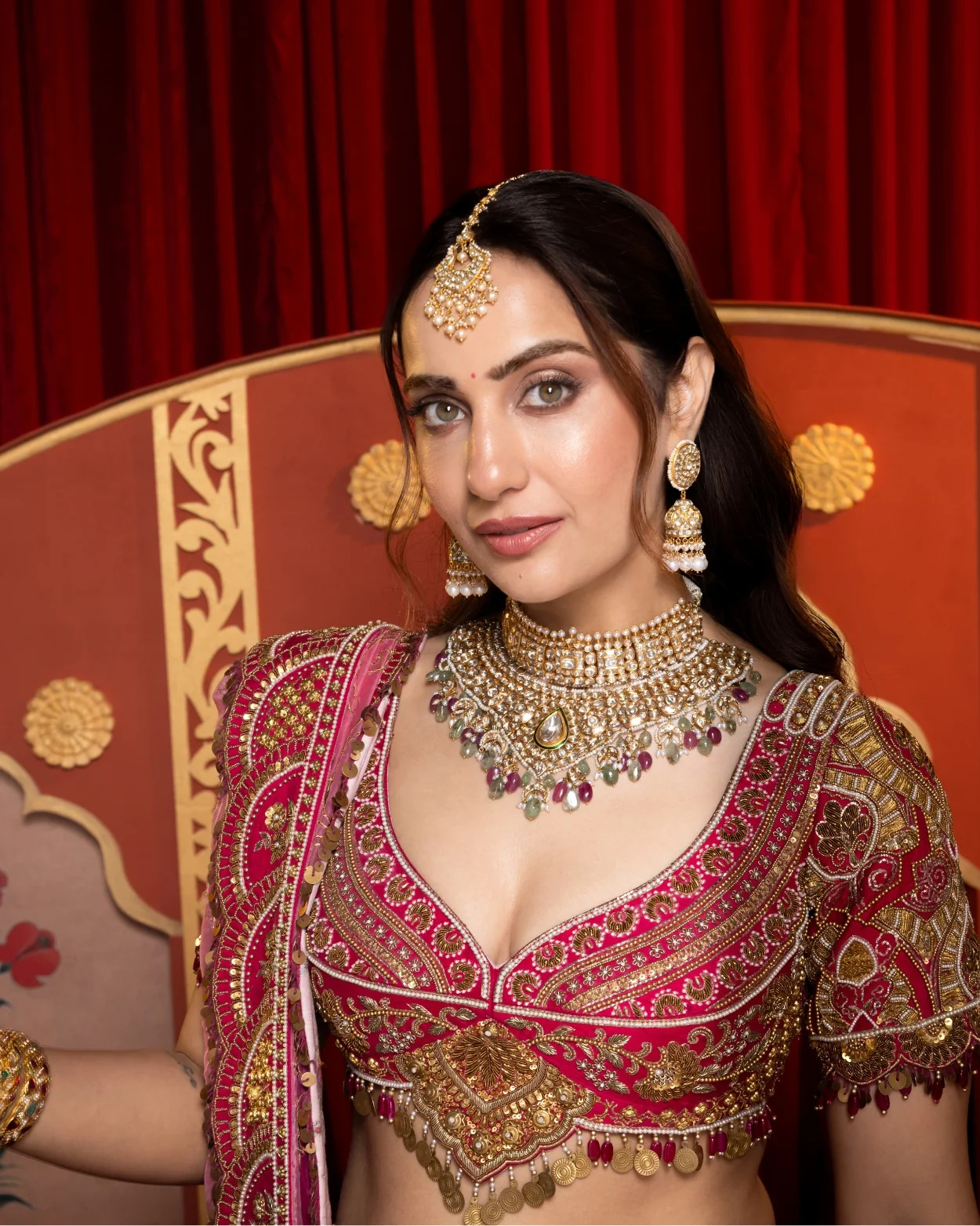big heavy necklace for wedding