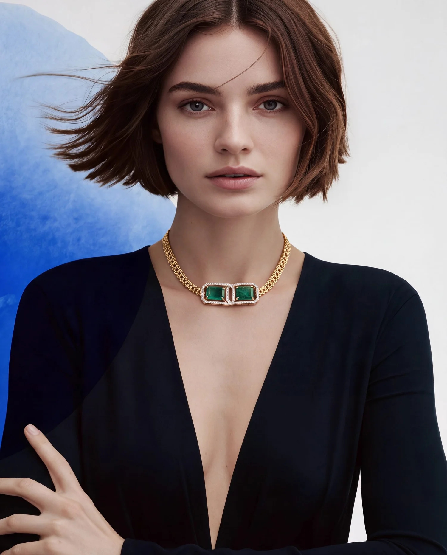 diamond necklace for black dress