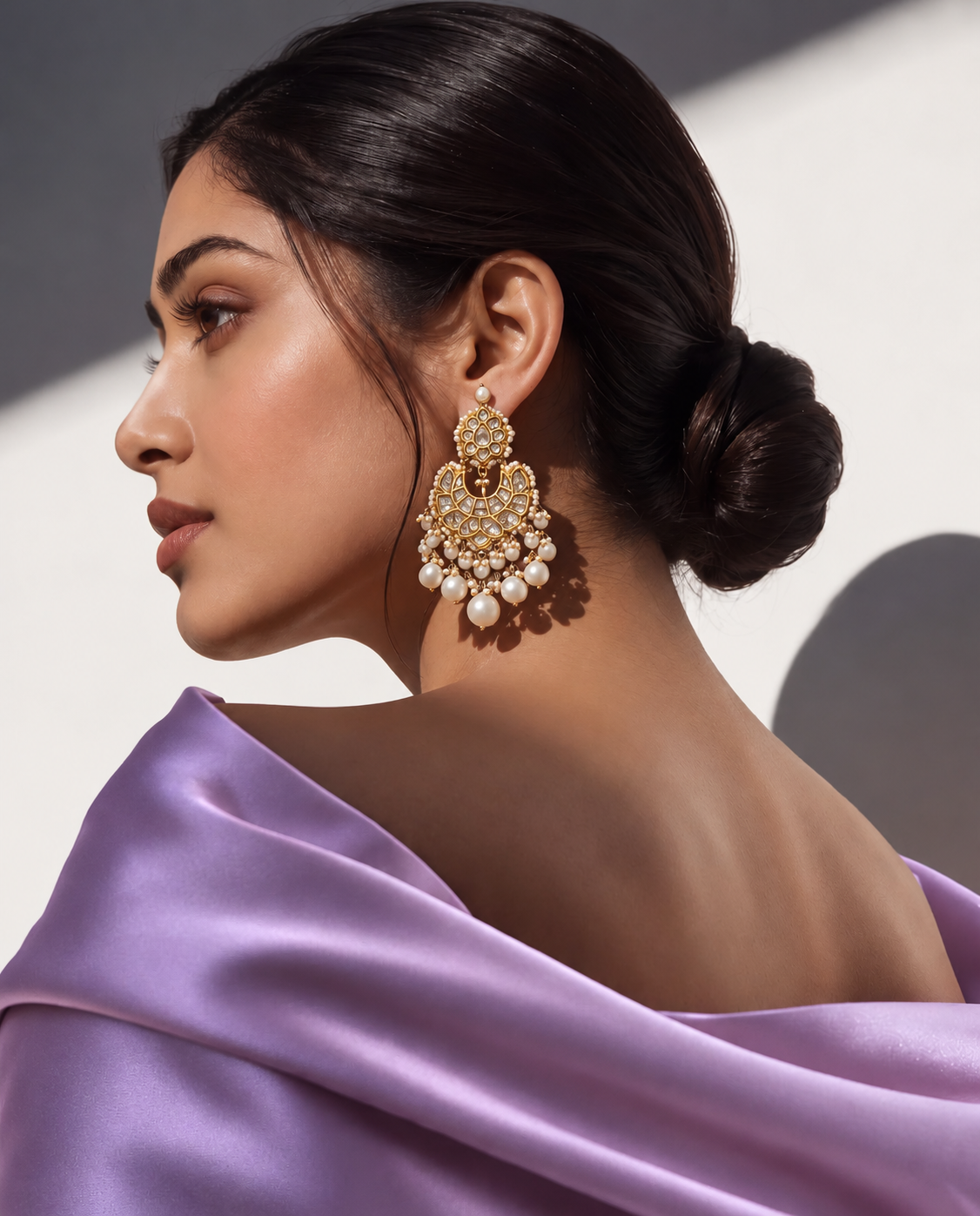 jewellery for light purple dress