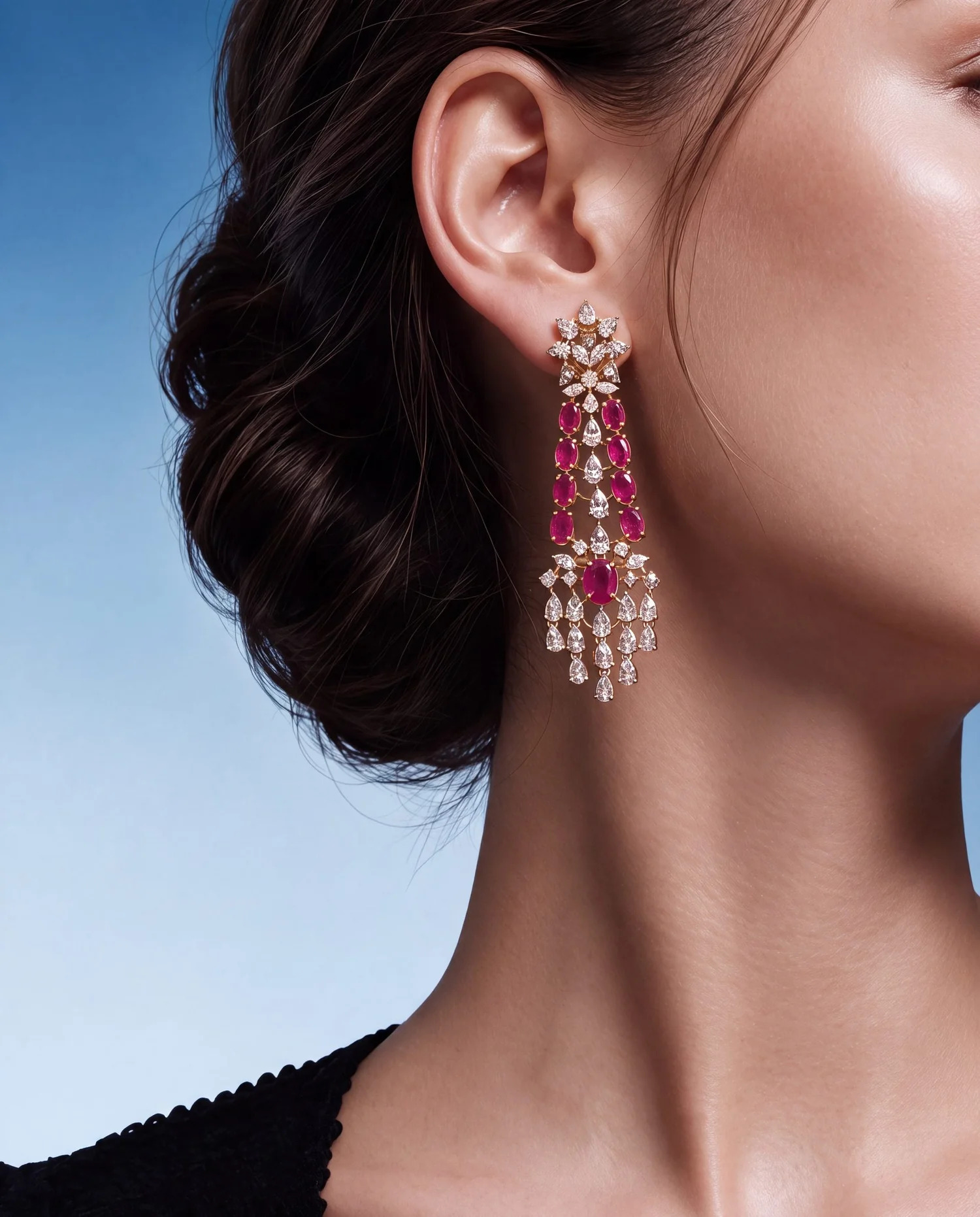 longer earrings for bride