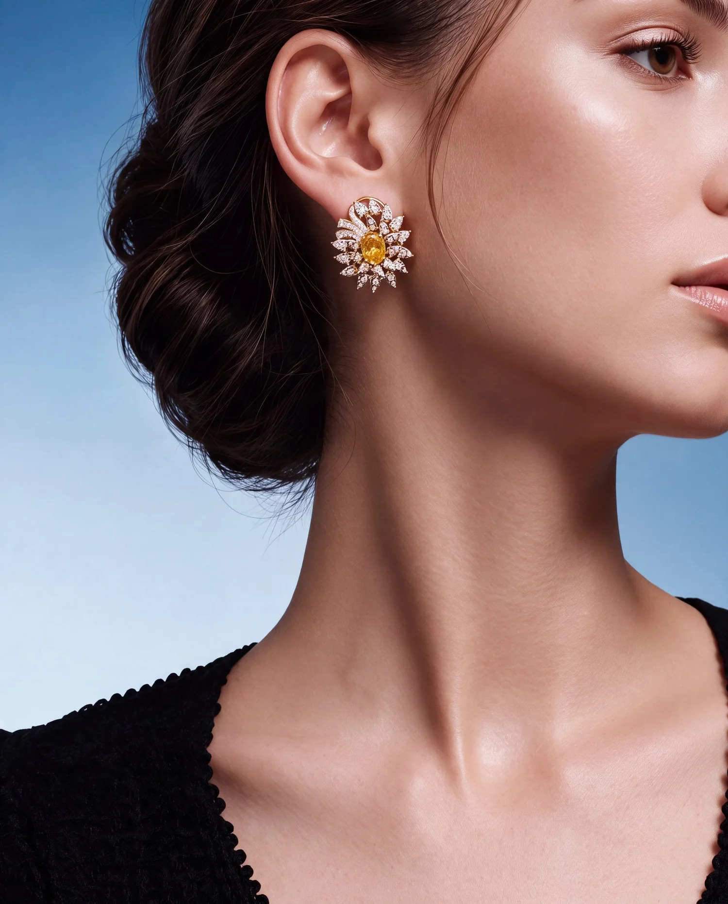 stud earrings for black dress